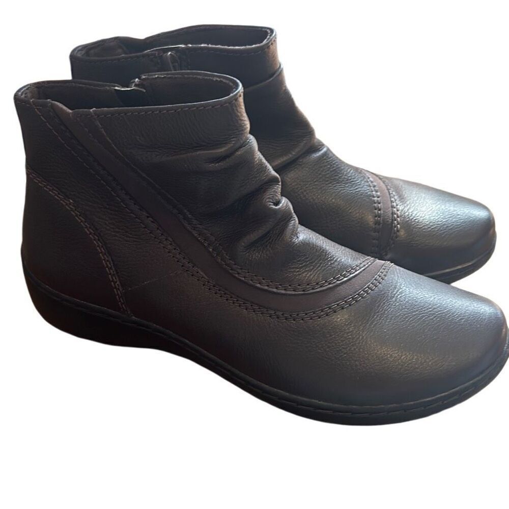 Clarks Women's Ankle Boots in Dark Brown